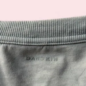 Danskin Women’s Danksin Crewneck Cropped Sweatshirt Oversized Mint Large thumbnail 5