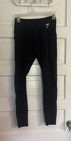 Gymshark Black High-Waist Leggings thumbnail 1