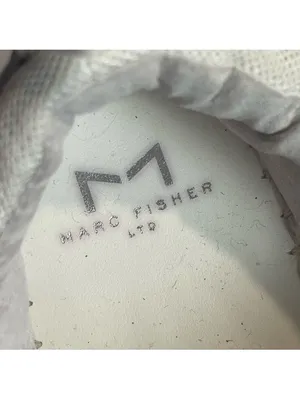 Marc Fisher Janette White Espadrille Platform Sneakers Suede Mesh Summer 7.5 thumbnail 9