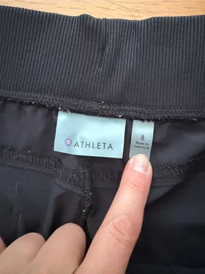 Athleta Black Stretch Joggers Size 8 Gap thumbnail 5