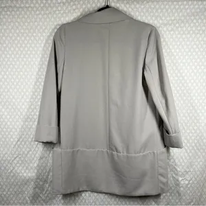 Aritzia Wilfred Beige Chevalier Relaxed Open Front‎ Blazer thumbnail 5