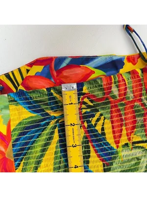 NWOT Farm Rio Cotton Bright Nature Maxi Sundress Multicolor Size XS thumbnail 12