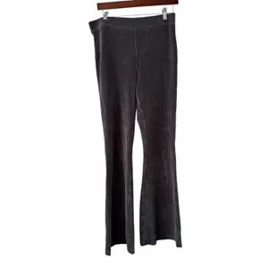Aerie‎ Corduroy Flare Leggings Pants Womens Large Regular Gray Casual Stretch thumbnail 8