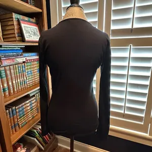 Lauren Ralph Lauren Black Long Sleeve Top thumbnail 4