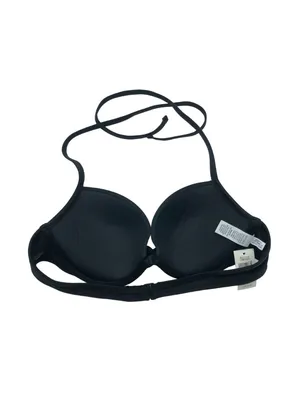 Aerie Bikini Top Push-Up Underwire Halter Padded Black 32B thumbnail 2
