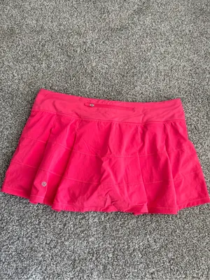 Lululemon Pace Rival Mid-Rise Skirt Pink Size 12 Athletic Skirt thumbnail 5