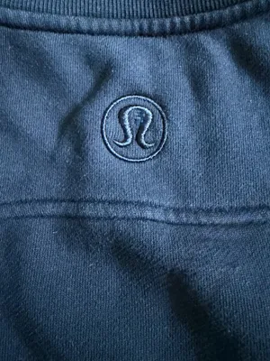 Lululemon Scuba Oversized Pullover Wordmark Black Crewneck Sweatshirt XS/S thumbnail 11