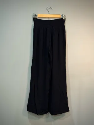 Black Joe B Wide Leg Elastic Waist Pants Size M EUC thumbnail 2