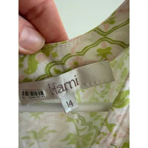 Free People Harni Floral Romper Pink and Green Size 14 thumbnail 2