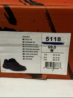 Worx by Red Wing Shoes #5118 Womens size 9.5 W work safety toe thumbnail 3