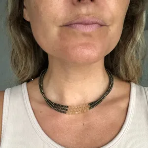 Vintage Y2K seed bead choker necklace thumbnail 2