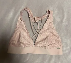 PINK Victoria's Secret Bralette Lace Pink thumbnail 1