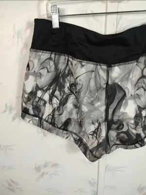 Avia Black Gray Smoke print Shorts thumbnail 7