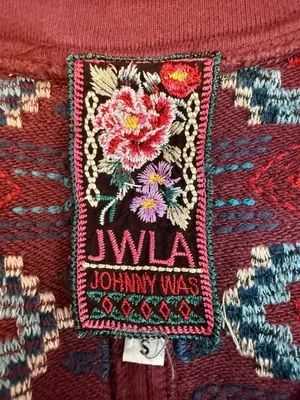 Johnny Was Gypsy, Folk art, Wearable Art, Goblincore, Y2K fashion, Artisan, Jacket Dress thumbnail 3