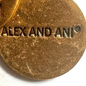 Alex and Ani Disney gold tone filigree wrap bracelet thumbnail 8