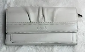 COACH y2k Ashley White Wallet thumbnail 1