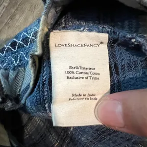 Love Shack Fancy Hersh‎ Plaid Crop Top Size Small thumbnail 10