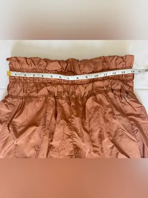 Free People Movement The Way Home Shorts in Rust Orange Size Large thumbnail 9
