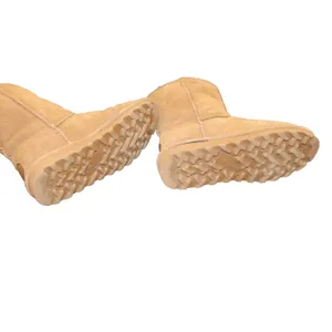 BEARPAW Elle Womens Size 8 Hickory Tan Suede Shearling Winter Boots Short thumbnail 7