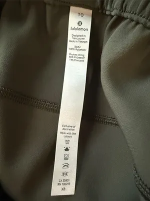 Lululemon On The Fly Skirt in Dark Olive thumbnail 6