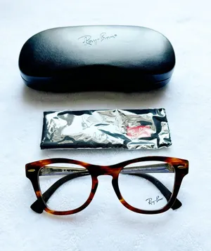 RAY BAN Women’s Striped Havana Cat Eye Tortoise Frame Eyeglasses thumbnail 1