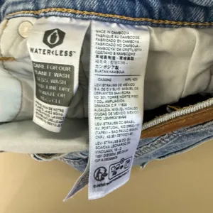 Levi’s big E reproduction button fly 501 straight blue jeans 30 thumbnail 11