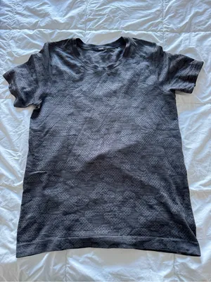 Lululemon athletica women’s breeze by polar spots titanium/black short sleeve thumbnail 6