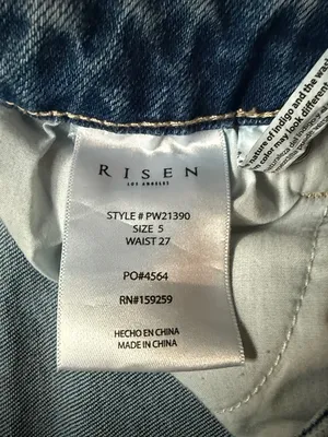Risen Jeans wide leg flare jeans Sz 5/27 thumbnail 3