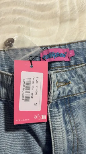 Edikted Chiara Denim Micro Skirt thumbnail 4
