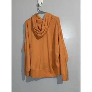 Nike Women's Orange/Heather/White Club‎ Fleece Pullover Hoodie DV5645-871 Sz XL thumbnail 5