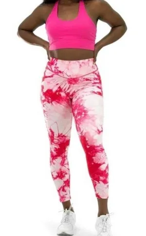 Balance Athletica Tie Dye Leggings - Pink - Small thumbnail 2