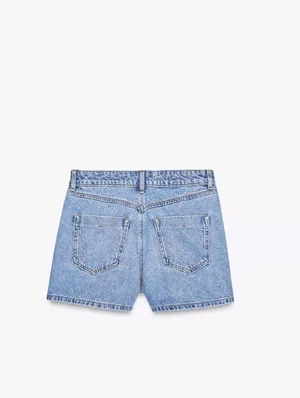 Zara Denim Skort thumbnail 3