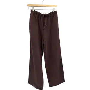 SKIMS Espresso Boyfriend Fleece Baggy Wide Leg Sweatpants Size Small NWT thumbnail 3