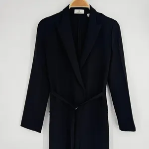 Babaton Innovator Jumpsuit Size XS Black Tailored Wide Leg Minimalist Chic‎ thumbnail 7