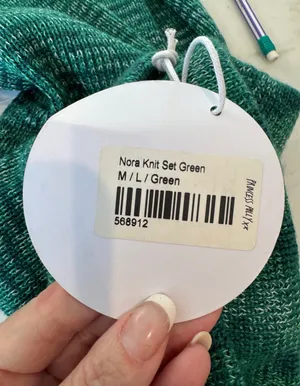 NWT Princess Polly Green Knit High Waist Mini Skirt M L thumbnail 5