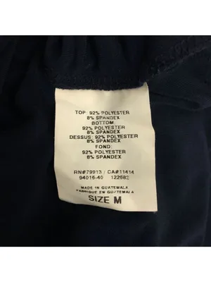 Motherhood Maternity Navy Blue Sleeveless Top With Lace Trim Tie Waist Size M thumbnail 4