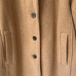 J Crew Factory Women's Boiled Wool-Blend Camel Longline Topcoat Size‎ 20 thumbnail 6
