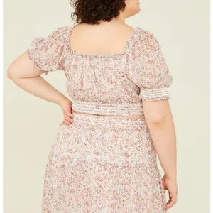 Altar'd State Arula Floral Top Plus Size B / 2X NWT Perfect Fall Transition Piece thumbnail 2