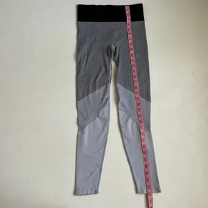 Aerie Chill Play Move Seamless Ombre Leggings Gray Size XS Ribbed High Waisted thumbnail 5