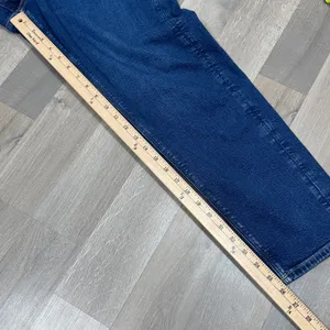 American‎ Eagle Stretch Denim Mom Jeans Retro Blue Size 14 Ankle thumbnail 13