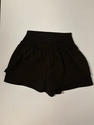 Black Layered Athletic Shorts thumbnail 2