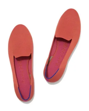 Rothy's Sunset Red‎ Loafer Flats Size 7 Retired Color Slip On Comfort Walking thumbnail 1