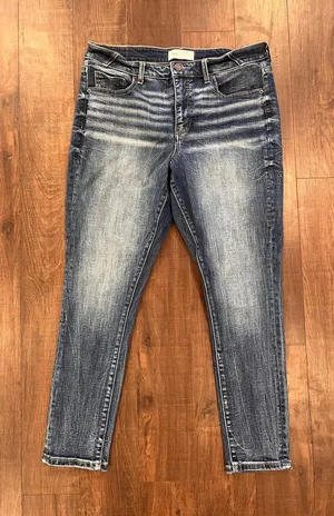 BKE Denim Gabby Curvy Fit High Rise Ankle Skinny Jeans Size 30x27 Medium Wash thumbnail 1