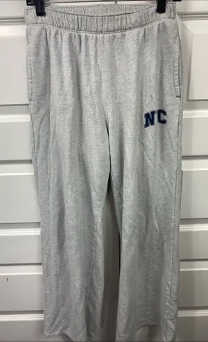 Hollister Ultra High-Rise Wide Leg Fleece Sweatpants Fleece Gray NYC Pockets SM thumbnail 1