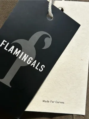 FLAMINGALS Brown Wide Leg Pants NWT | Made For Curves | Boho Western Chic | XL thumbnail 6