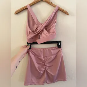 SheIn Pink Women's Intimates Set thumbnail 2
