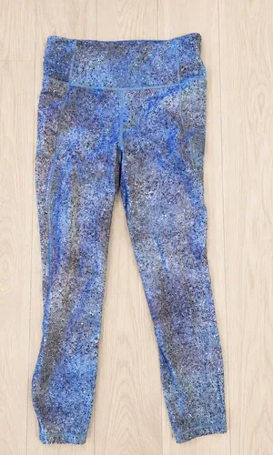 Lululemon Women's Fast and Free Tight II 25" Running Leggings Blue Sz 6 thumbnail 1