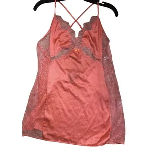 Victoria's Secret One Piece lingerie Pink Lace Open Back New With Tags Size S/P thumbnail 4