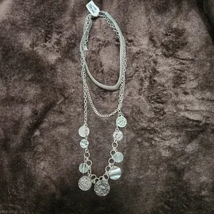 Free people YARROW LAYERED NECKLACE IN MIXED METAL thumbnail 5