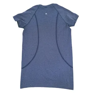 Lululemon Swiftly Tech Short Sleeve Shirt Size 6 Blue Hip Length Run Yoga Gym thumbnail 3
